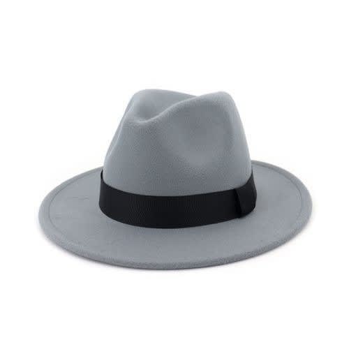 Unisex Fedora Hat - Grey