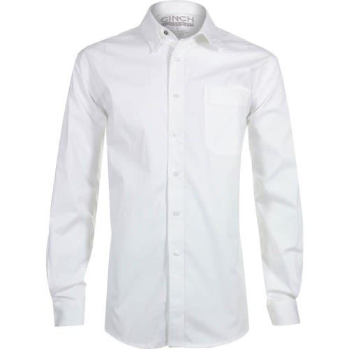 Boys Long Sleeve Shirt - White