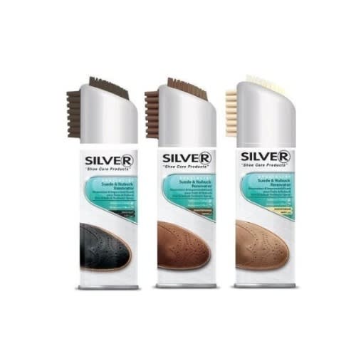 Silver Bundle Of 3 Suede Shoe Spray – Black, Brown, Neutral