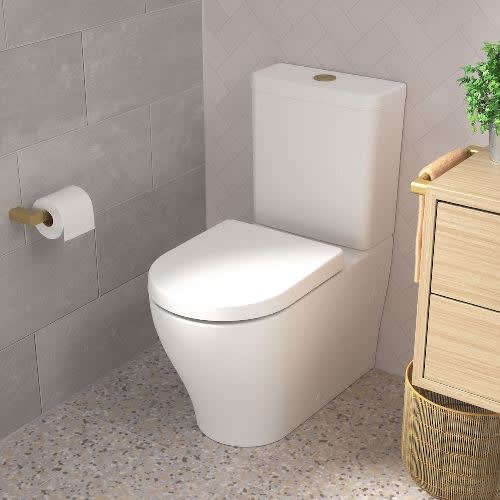 Executive Close Couple Toilet Seat Luna Clean Flush Wall Faced Suite