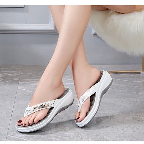 Leisure Flip Flop - White