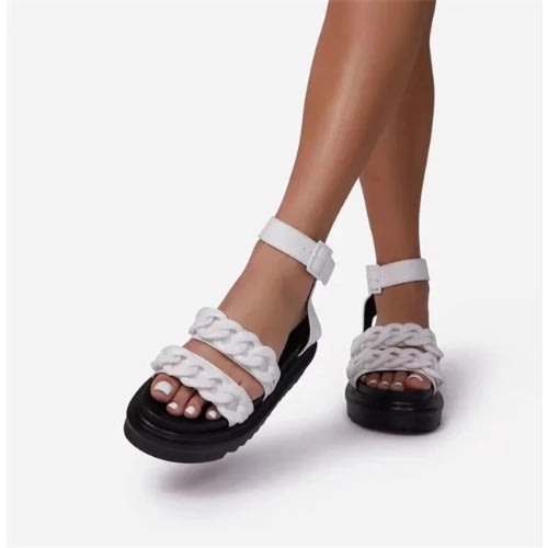 Wedge Sandals - White