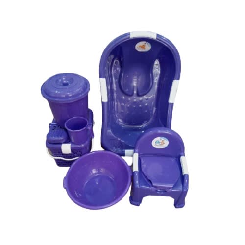 Baby Bath Tub Set - Purple