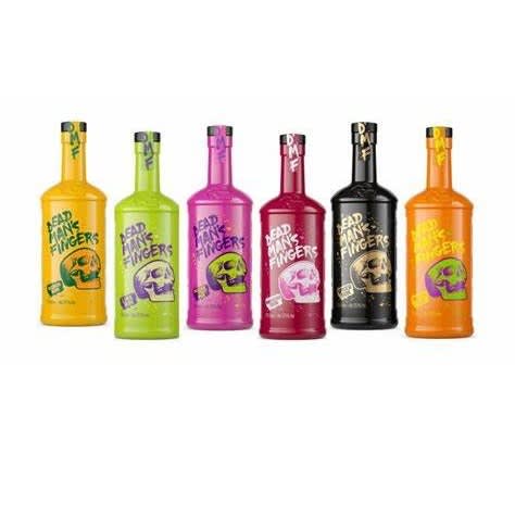 DEAD MAN'S FINGERS Variety Pack - Mango - Dark Rum - Pineapple - Coconut - Rum- 6 X 70cl