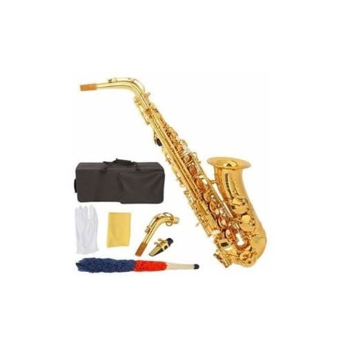 Professional Alto Saxophone With Complete Accessories - Gold