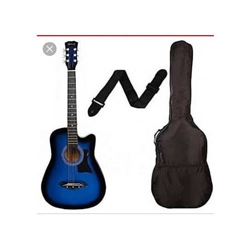 Acoustic Box Guitar - Blue