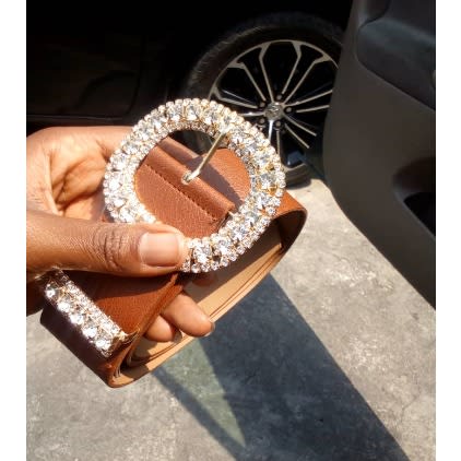 Turkish Bold Rhinestone Bling Belt