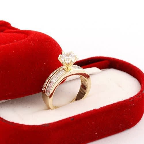 Rosy Engagement Ring