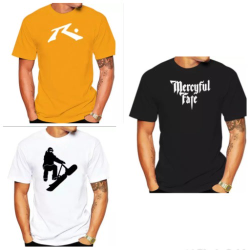 3 In 1 T-shirt - Yellow, Black And White
