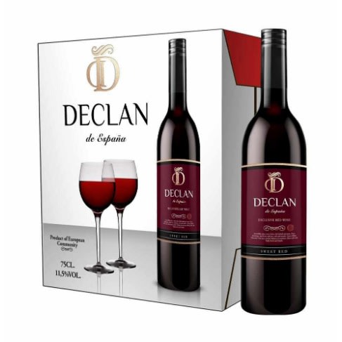 Declan Sweet Red Wine -75cl X6Bottles-  11.5%
