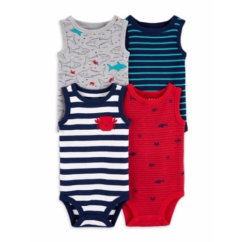 Child Of Mine Baby Boy Sleeveless Bodysuit