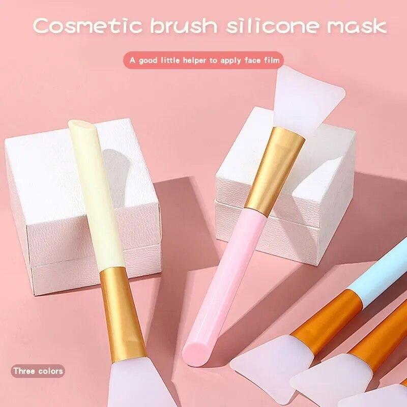 Silicone Facial Mask Brush Single Package Facial Mask Stick Mud Film Brush Soft Head Beauty Tools Makeup Brush Beauty Brush