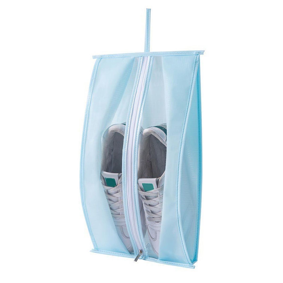 Shoes Pouch Folding Shoes Organizer Slipper Storage Bag Blue