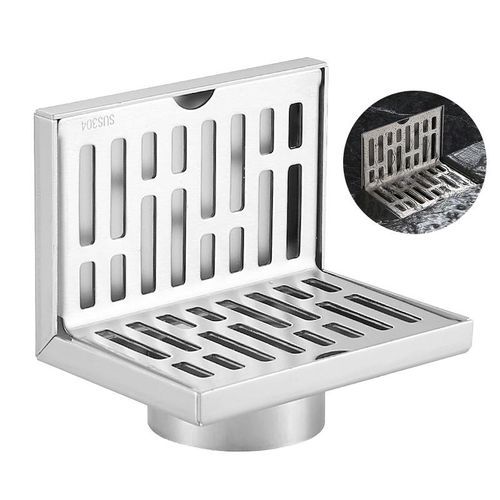 Wall Side Floor Drain Corner Stainless Steel L-Shaped Drain