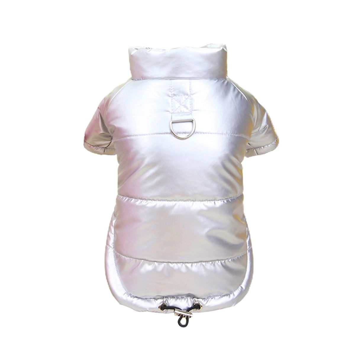 Pet Coat Dog Coat Winter Padded Jacket Silver