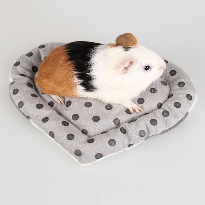 2x Reversible Cloth Pet Dog Hamster  Kennel Pad Heart