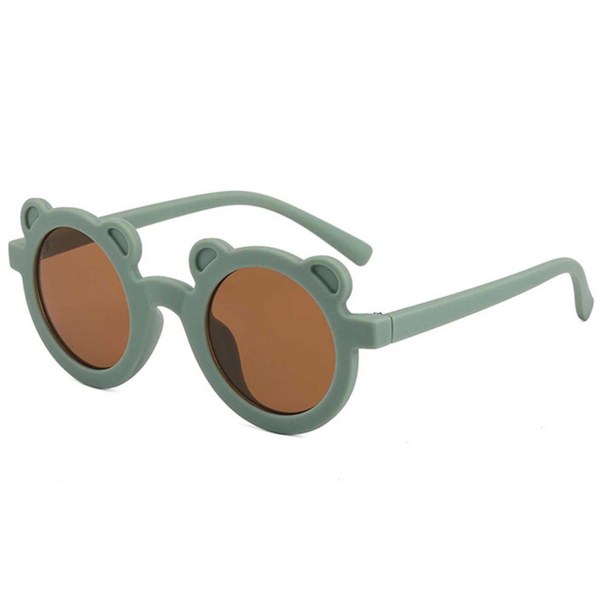 New Cartoon Lovely Kids Sunglasses Bear Shape Frame Girls