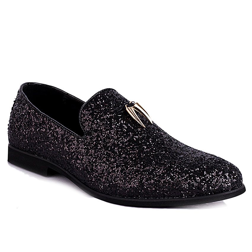 Glitero Men's Luxury Shoes - Black