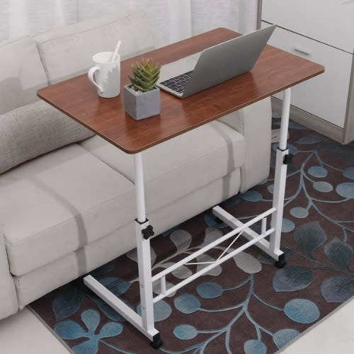 Adjustable Laptop Table With Wheels