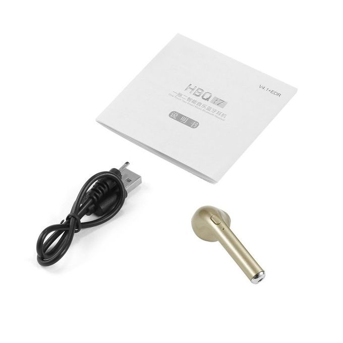 Wireless Musi  Earphone   In-Ear Earphone V4.1+EDR With Mi  Headset-Golden