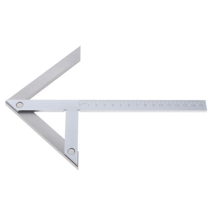 DIY 150X130mm Square Center Finder Marking Gauge Scribing Laser