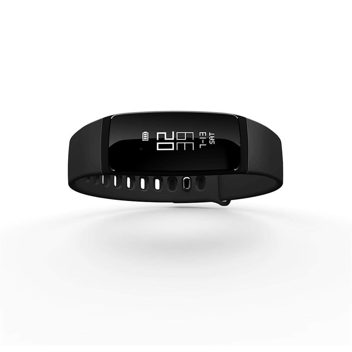 LY 107S /Oxygen Heart Rate Fitness Band Sport Bracelet Smart Watch Black Black