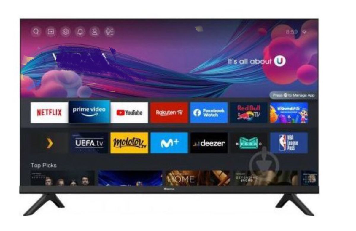 43”inch Ultra HD Smart TV+Netflix.YouTube Free Gift Inside