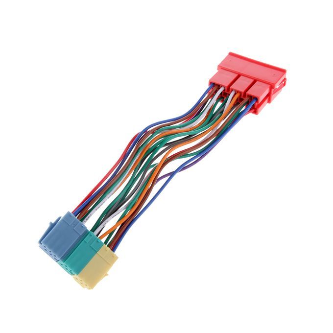 20 Pin Radio MINI ISO Connector Extension Harness Adapter Cable For VW