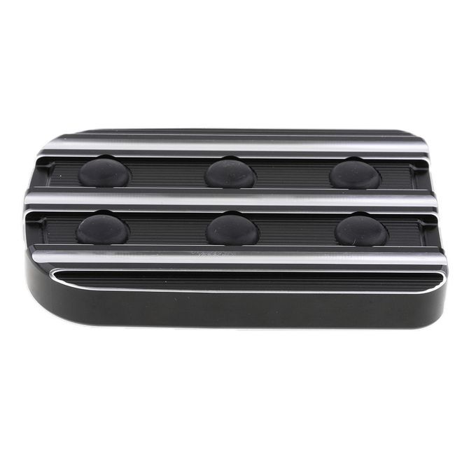 Black  Large Brake Pedal Pad Cover For Harley Softail FXSTC  Boy