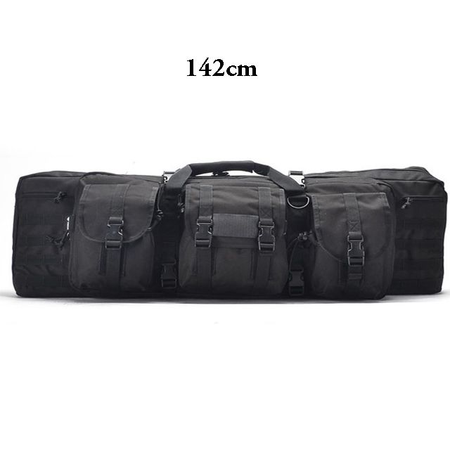 Large Loading Gun Bag  Gun Carry Protection Bag Airsoft Paintball Gun Sport Bag Black 142cm