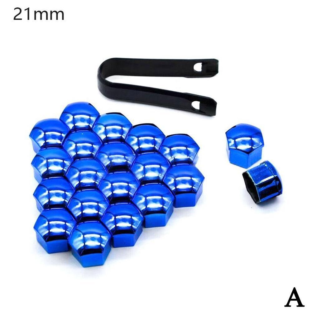 20pcs 21mm Car Tyre Wheel Hub Covers Protection Caps Wheel
