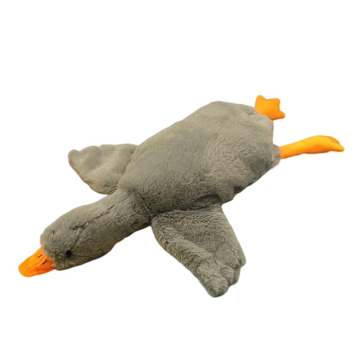 Goose Doll Pillow Cartoon Animal Pillow Plush Ornament Grey