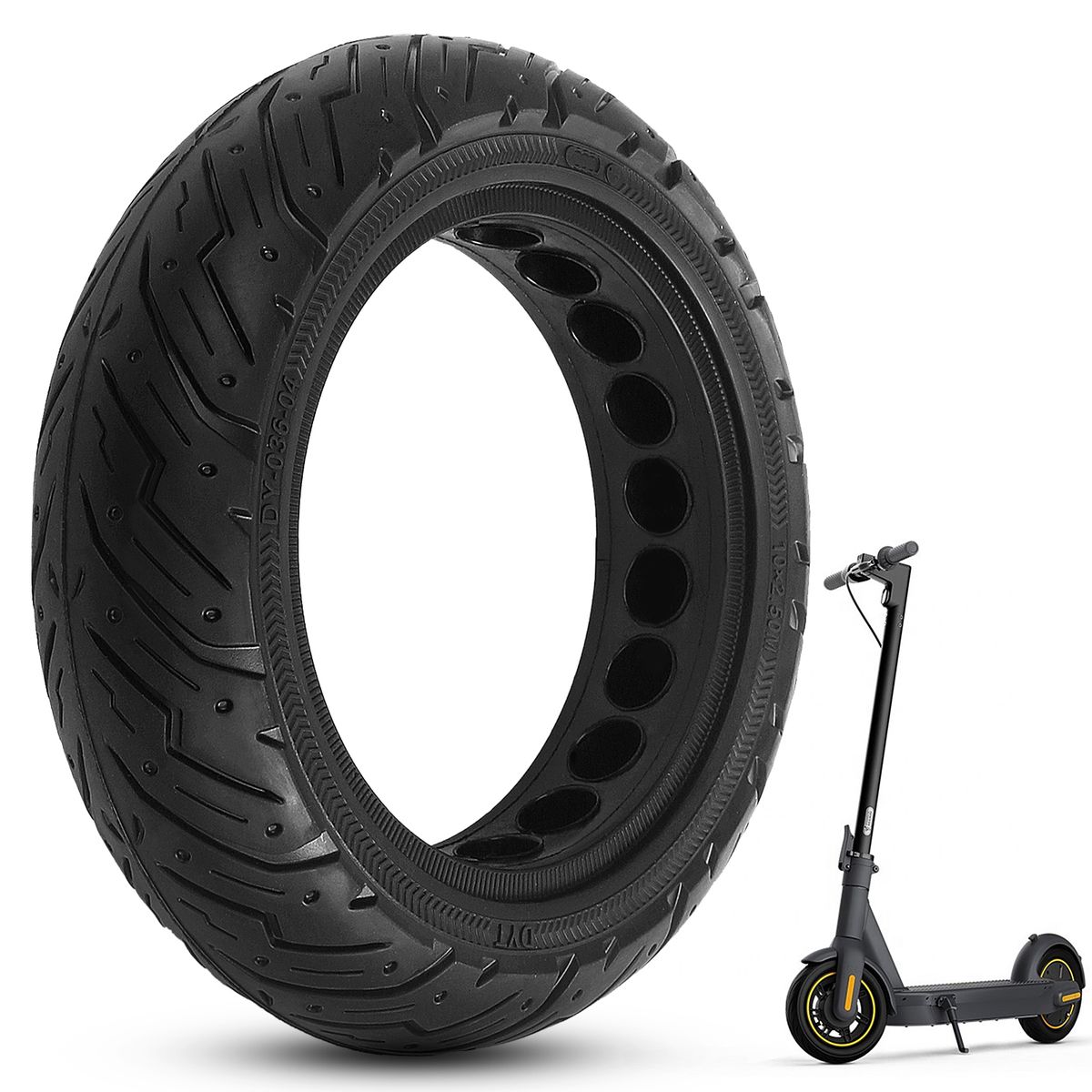 10 X 2.5m Solid Tire High Intensity Rubber Tire With