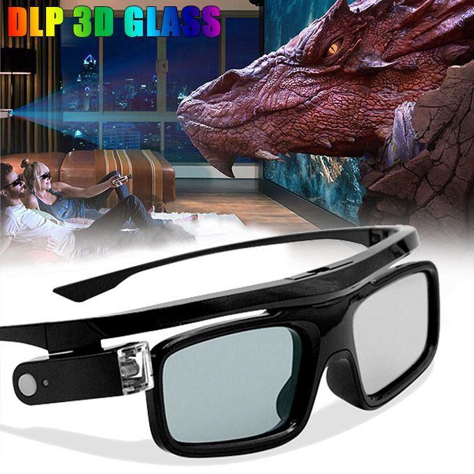 3D Glass For DLP 3D Projector DLP-Link Active Shutter Real 3D Shocking