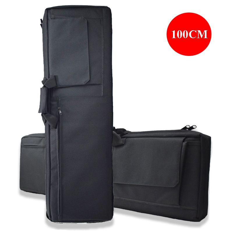Gun Heavy Duty Gun Bag For Airsoft Hunting Gun Gun Case With Protection Pads 100CM Black