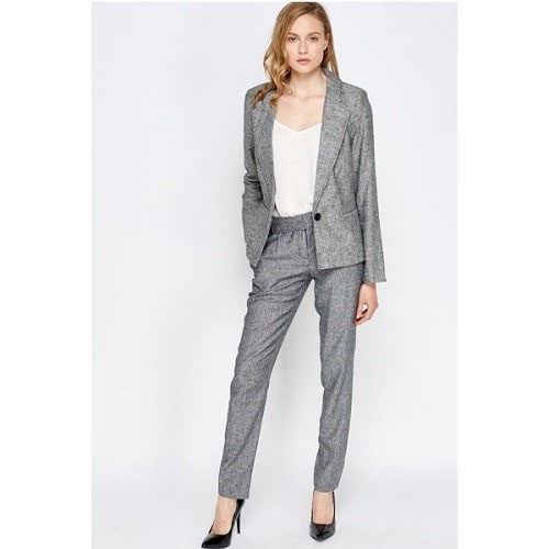 Linen Blend 2 Piece Suit