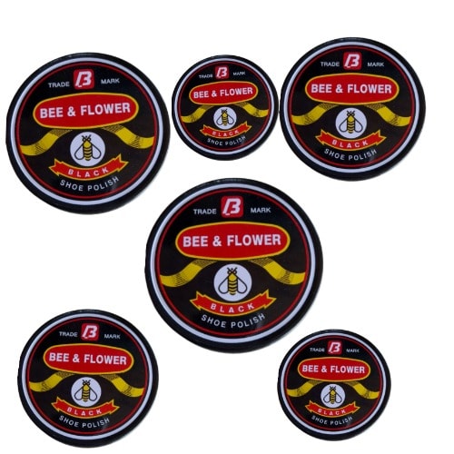 Black Polish For Shoe - 100ml - 6pcs