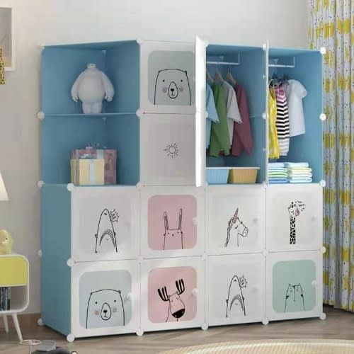 Pvc/steel Kids Wardrobe