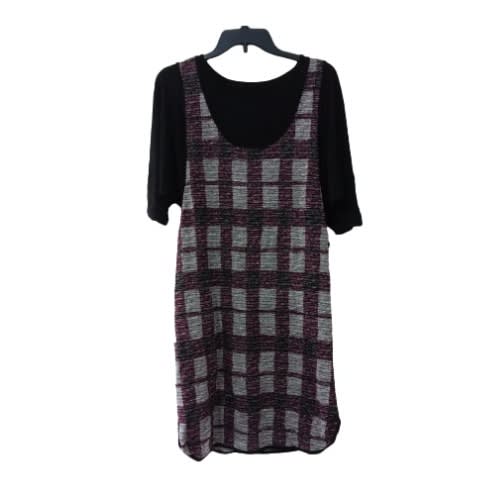 Women's Dress- Multicolor Check Out Design