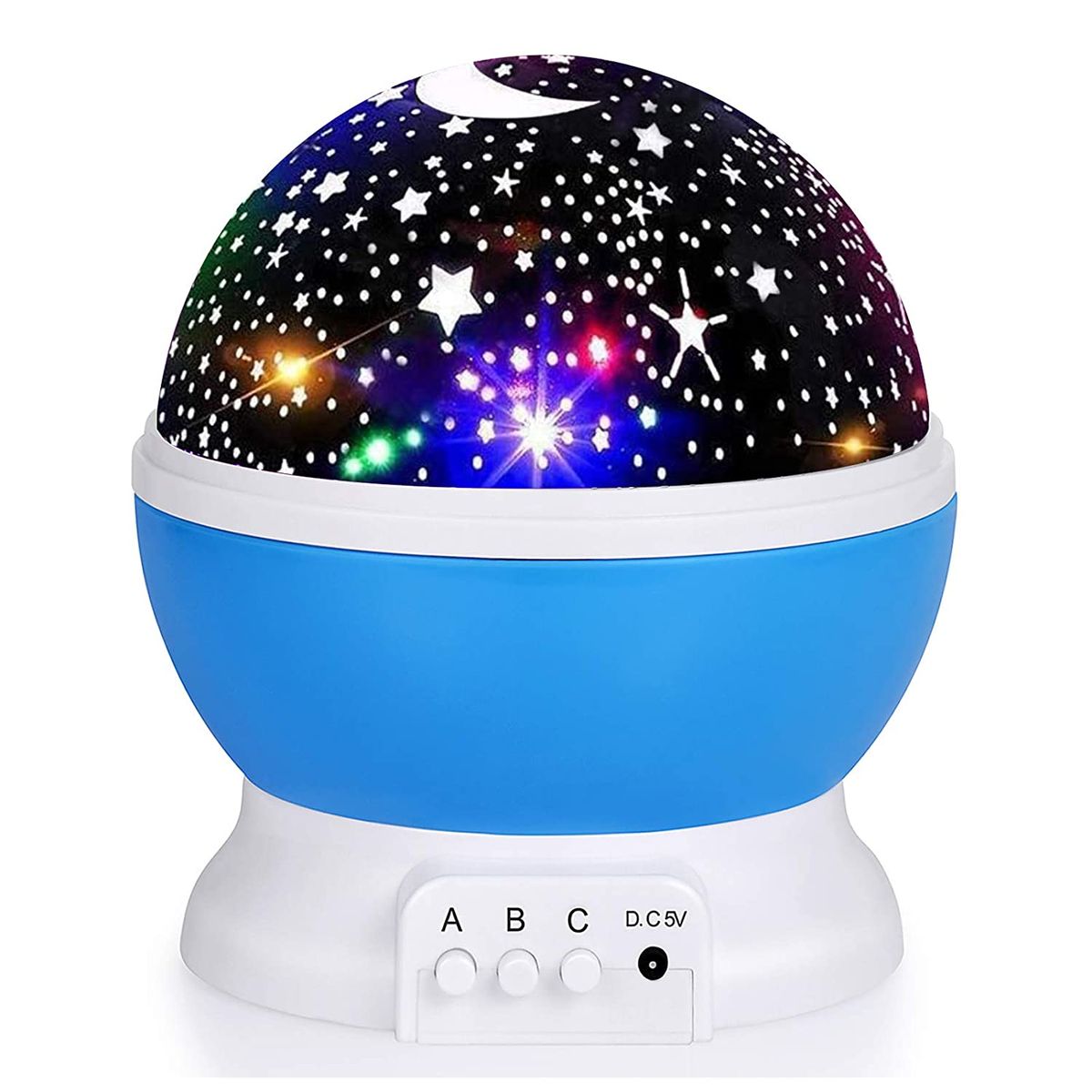 Starry Sky  Galaxy Night Lights Star Moon  LED Rotating Night Lamp For Children Bedroom Decoration Baby Gifts