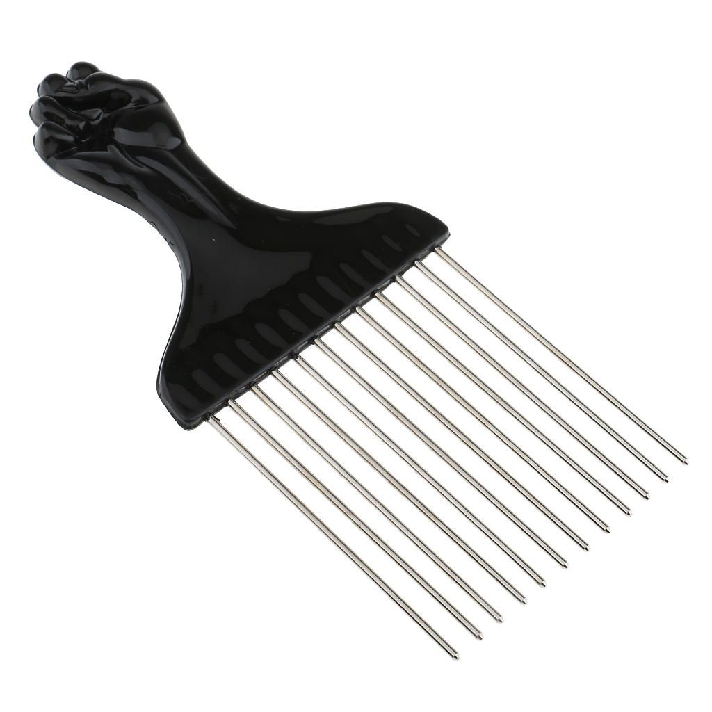 Stainless  Salon Hair Styling Tool Hairdressing Barbers Brush Comb