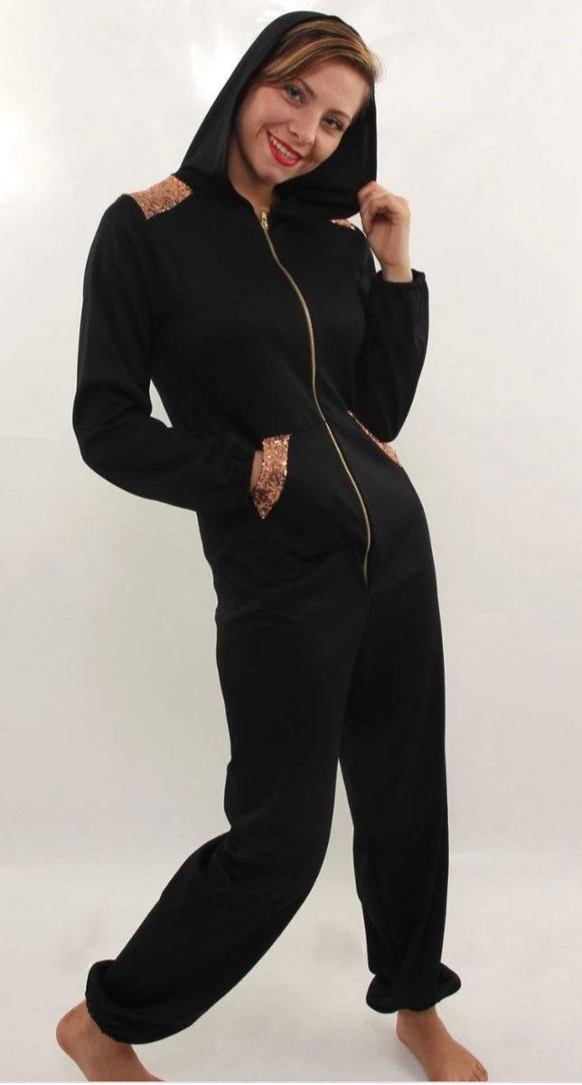 Girls' Hip Hoodie Jumpsuit