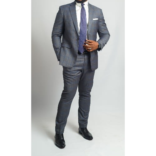 Checker Suit -Grey