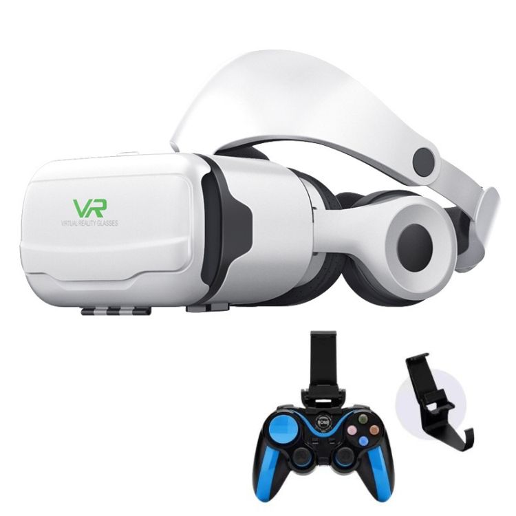 VR SHINECON G02EF+S9 Bluetooth Handle Phone VR Game Glasses