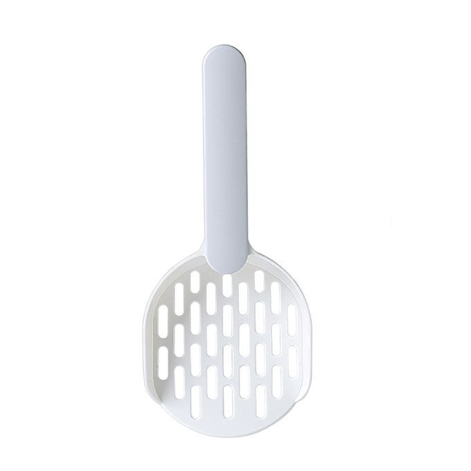 Cat Litter Scooper Antibacterial Material Sifter For Narrow White Grey
