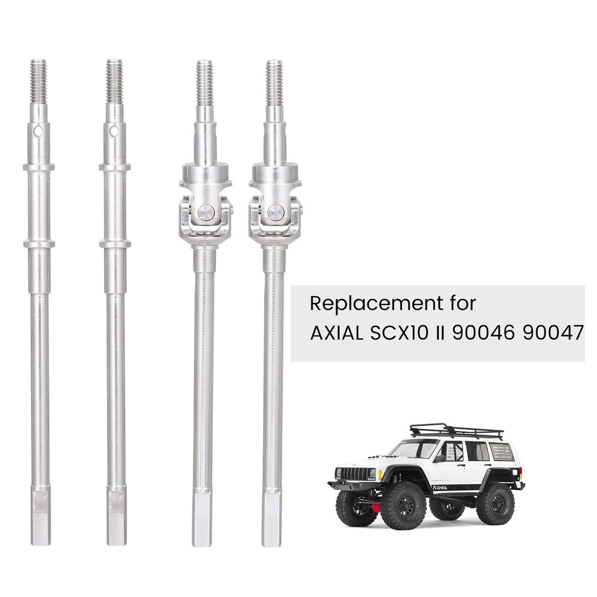Replacement For AXIAL SCX10 II 90046 90047 Stainless Steel