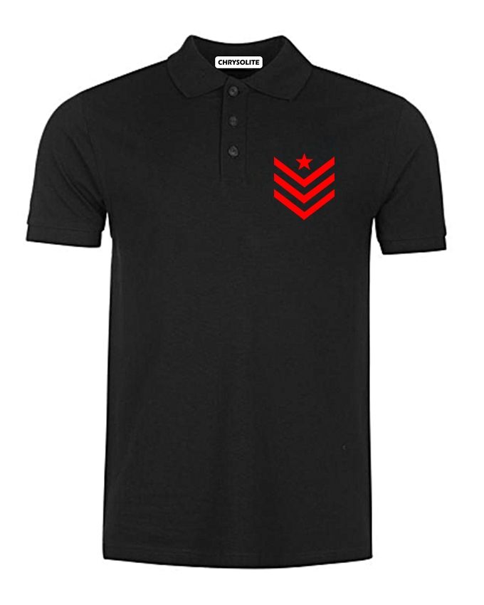 The General Polo T-Shirt - Black