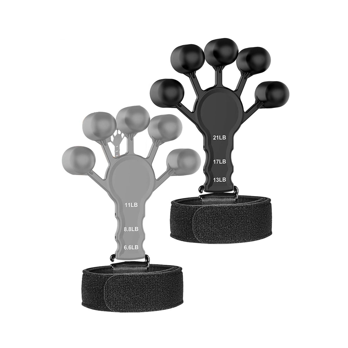 Gripster,Grip Strength Trainer,Finger Strengthener,6 Resista