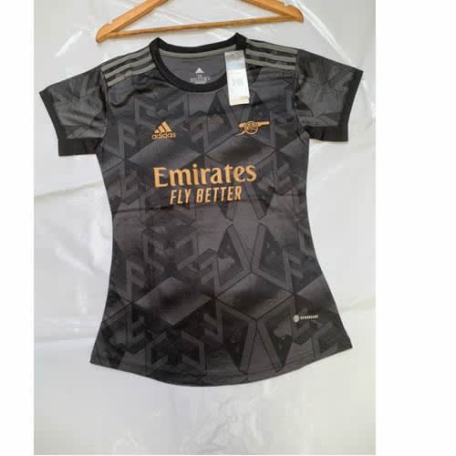 Lady's Official Arsenal Away Jersey -Black
