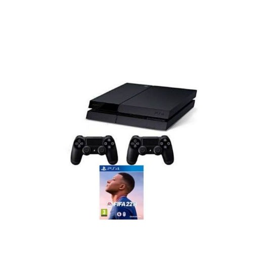 Ps4 Console + 2 Controllers + Fifa 22 Game